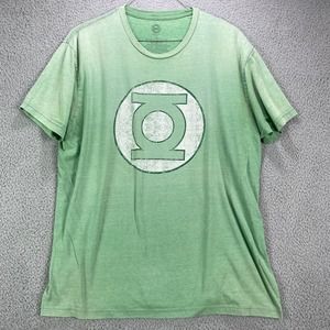 Green Lantern DC Comics Men Extra Large Short Sleeve Big Graphic Crew Neck Green